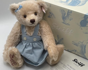 Late 20th Century Steiff Collectible Teddy Bear-Flower Girl