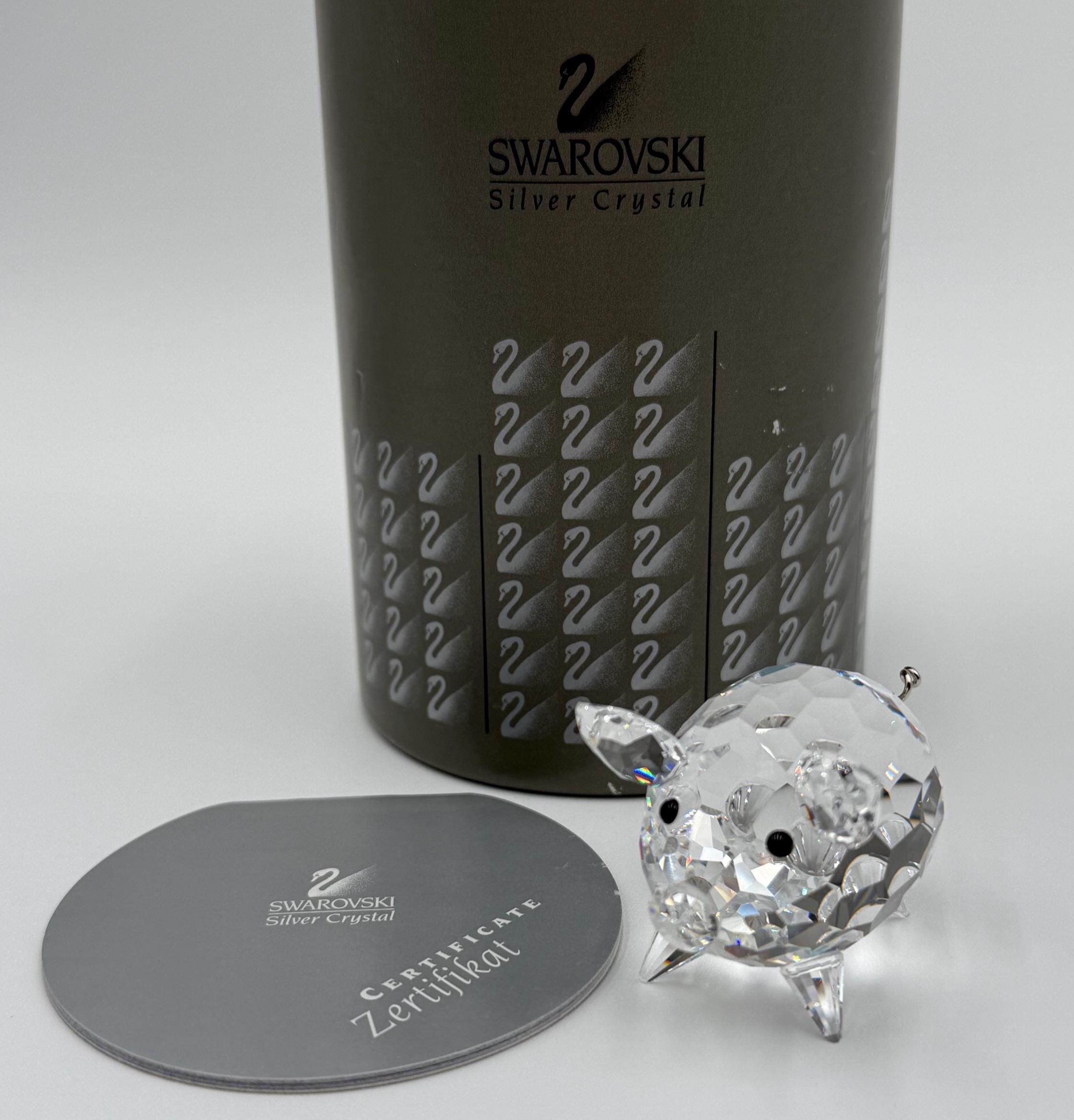 Swarovski Crystal Pig Figurine - Etsy
