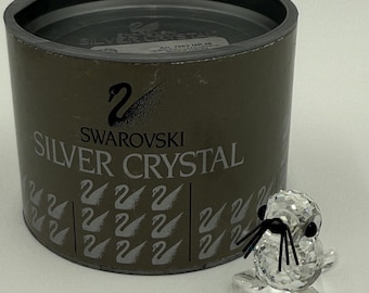 Vintage Swarovski Crystal Baby Seal Figurine: Kingdom of Ice and Snow, Original Box