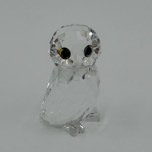 Vintage Swarovski Crystal Owlet Figurine: Woodland Friends Collection