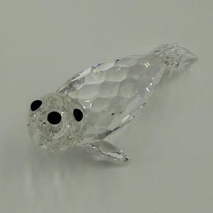 Vintage Swarovski Crystal Seal Figurine: Kingdom of Ice and Snow Collection