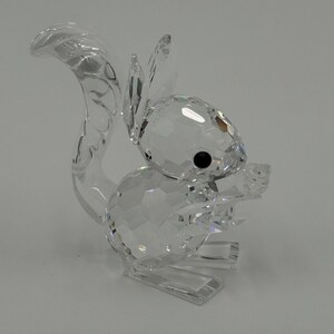 Vintage Swarovski Crystal Squirrel Figurine: Woodland Friends Collection