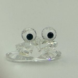 Frog, Crystal, Unmarked, Itty Bitty, So Sweet!