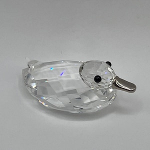Vintage Swarovski Crystal Mini Duck Figurine: Mini Zoo Series