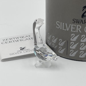Swarovski, Crystal, Goose, Tom, Figurine, Vintage, Perfect Condition, Introduced in 1993, Retired in 1999, Original Box, Collection.