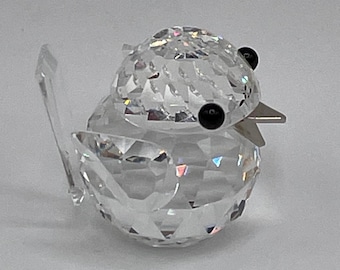 Vintage Swarovski Crystal Baby Bird Figurine: Mini Zoo Collection