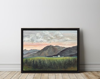 USAFA Art, "Long Blue Line," Signed Print of Oil Painting by Glory Paulson, Gift and Memorabilia