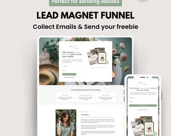 Modelo de Funil de Captura de Leads do Sage Systeme.io: Mini Página de Vendas do Systeme com Opt-In e Página de Aterrissagem Gratuita para Coaches e Vendedores de Produtos Digitais