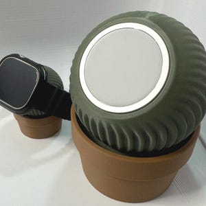 Cactus Plant Apple Phone and Apple Watch Charger Holder Stand for Magsafe Cable