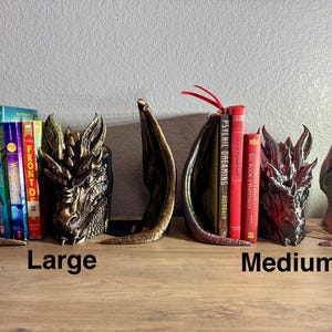 Dragon Bookend, Fantasy Bookend, Book Guardian Decor, Hand Painted Dragon Bookend, Color Changing Bookend, Dragon Shelf Decor, Book Protector Dragon, Fantasy Bookshelf Accessory, Antique Gold Dragon Decor, Dual Color Bookend, Dragon Bookend with Antique Gold Highlights, Dragon Bookend for Fantasy Lovers, Bookend That Looks Like a Dragon Guarding Books, Decorative Dragon Bookend for Bookshelves, Fantasy Decor Bookend with Custom Color Options, book lover gifts, book lover, book gift, onyx storm