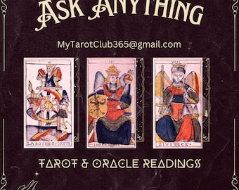 Tarot or Oracle Card Reading: 1 Card,1 Question