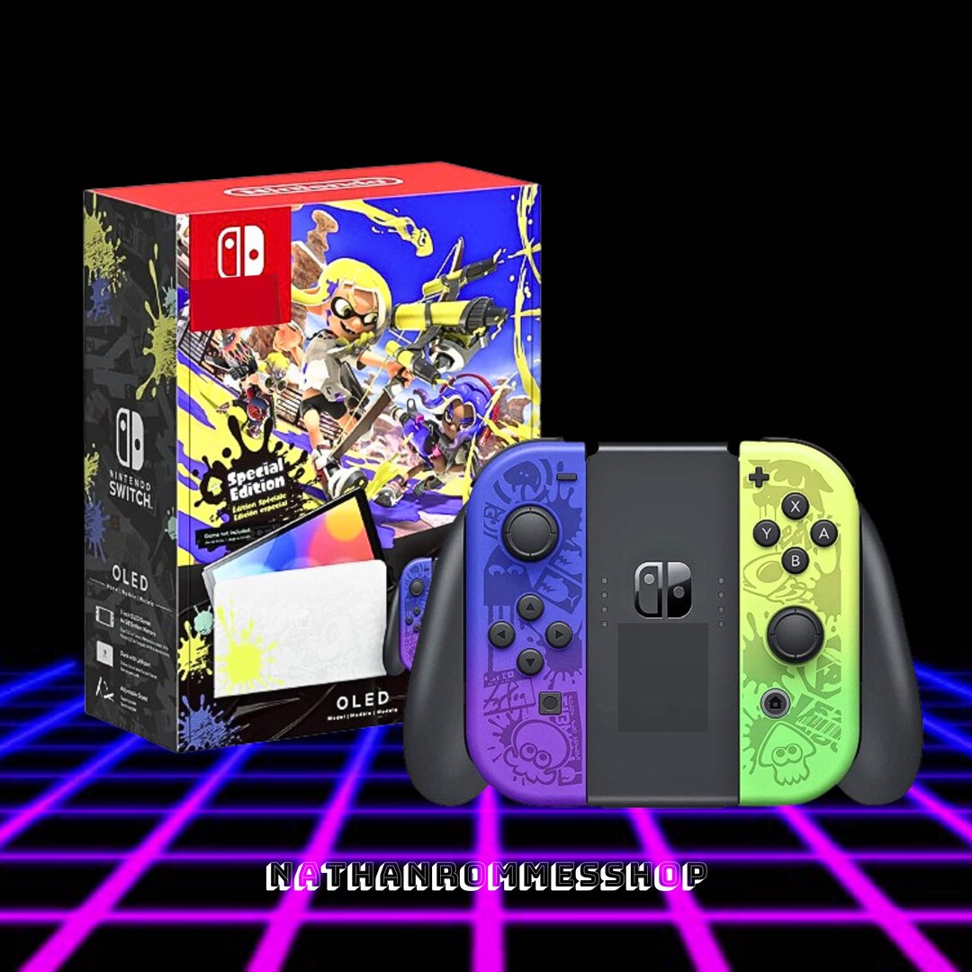 Splatoon 3 Special Edition OLED Model - Etsy