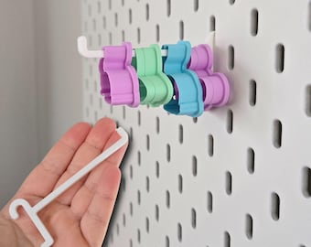 8cm Pegboard Hanger STL Files for 3D Printing