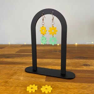 Flower Earring STL Files for 3D Printing | Digital Earring diy Print STL File | 3D Printing File