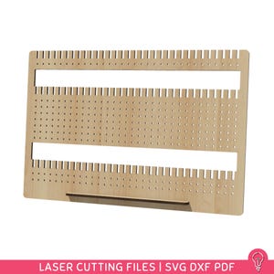 Große Ohrring Halter SVG-Dateien für das Laserschneiden | DXF PDF | Schmuck Organizer Wohnkultur