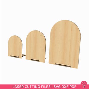 Pacote de arquivos SVG para corte a laser | PDF DXF | Decoração de placa de preço - Modelo de madeira acrílica - Número da mesa de casamento