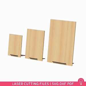 Pacote de arquivos SVG para corte a laser | PDF DXF | Decoração de placa de preço - Modelo de madeira acrílica - Número da mesa de casamento