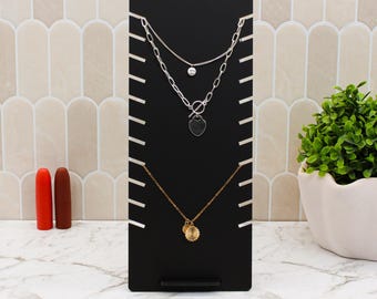 Necklace & Bracelet Holder Laser Cut Template File | Jewelry Organizer SVG DXF PDF | diy home organizer gift Idea for Her