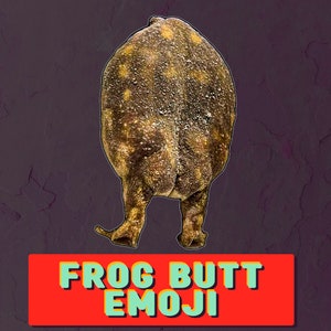 Emote butin de grenouille amusant et unique | Nouveauté ludique pour Twitch et Discord