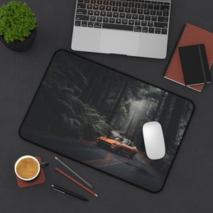 Classic JDM Sports Car Mouse Pad - Non-Slip Desk Mat 12" × 18"
