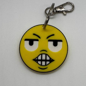 Emoji Keychain - Grimacing Face
