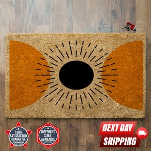 Mid Century Doormat, Colorful Doormat, Modern Doormat, Trendy Doormat, Housewarming Gift, Home Decor, Home Doormat, Welcome Doormat