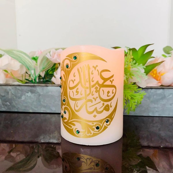 LED Ramadan candle, Ramadan gifts, Ramadan Mubarak, Eid Mubarak candle