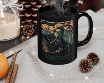 Lovecraft The Scream Black Mug (11oz, 15oz)