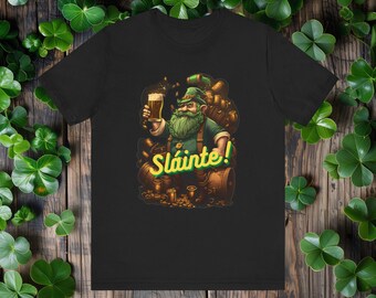 Sláinte! Irish Toast to your Health Unisex Jersey Short Sleeve Tee