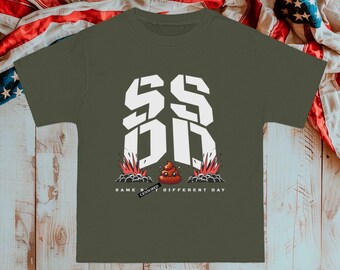 SSDD Same Sh*t Different Day Relaxed Fit Beefy-T®  Short-Sleeve T-Shirt (Shirt not censored)