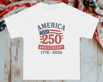 America 250th Anniversary  1976 - 2026 Relaxed Fit Tee - Political T-Shirt, Patriotic Shirt, Graphic Tee, Semiquincentennial Top