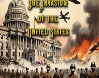 La invasión de los Estados Unidos Libro de ciencia ficción vintage