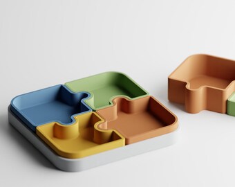 Varia Modular Desk Organizer | 3D Printed Puzzle Tray