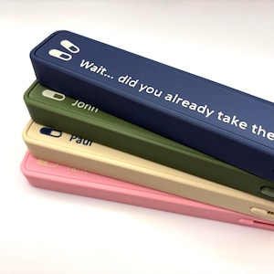 Pastillero personalizado de 7 días / Organizador de medicamentos semanal con estilo / Regalo de bienestar