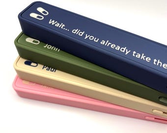 Custom 7 Day Pill Box | Stylish Weekly Medication Organizer | Wellness Gift