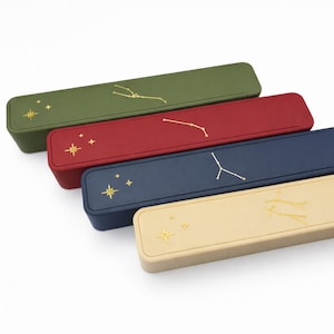 Large Zodiac Pill Box | Constellation Medication Organizer, Plant-Based Material (7 Day)