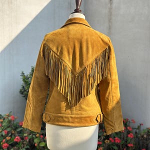 Damen Braun Echt Wildleder Fransenjacke, Western Style Wildleder Cowgirljacke, Wildlederjacke, Westernjacke, Geschenk für sie