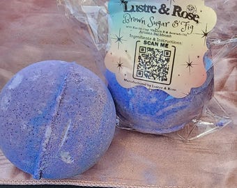 Brown Sugar and Fig Bathbomb