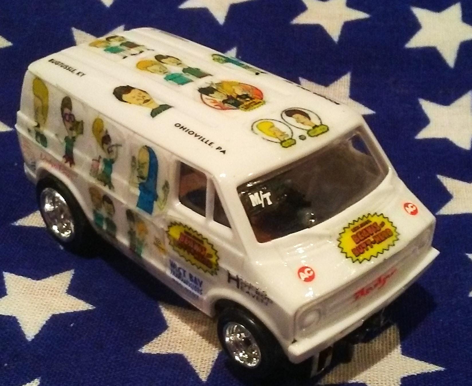Beavis & Butthead Custom Made Slot Car Dodge Tradesman Van New / Ho ...