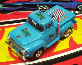 1971 Ferrari 312 PB, BHR Custom Body Slot Car, Artist Signed; HO 1