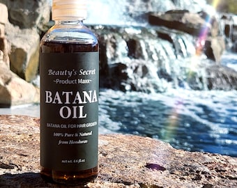 Pure Batana Oil for Hair Growth & Skin Radiance | Natural Hair Care from Honduras | Dr. Sebi Recommended