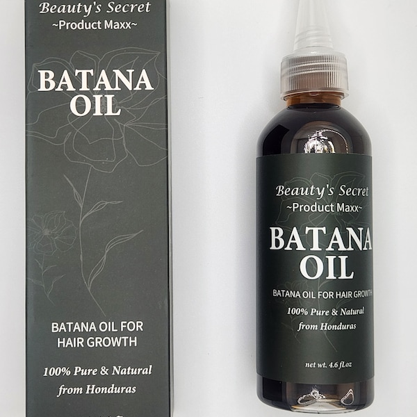 Pure Batana Oil for Hair Growth & Skin Radiance | Natural Hair Care from Honduras | Dr. Sebi Recommended