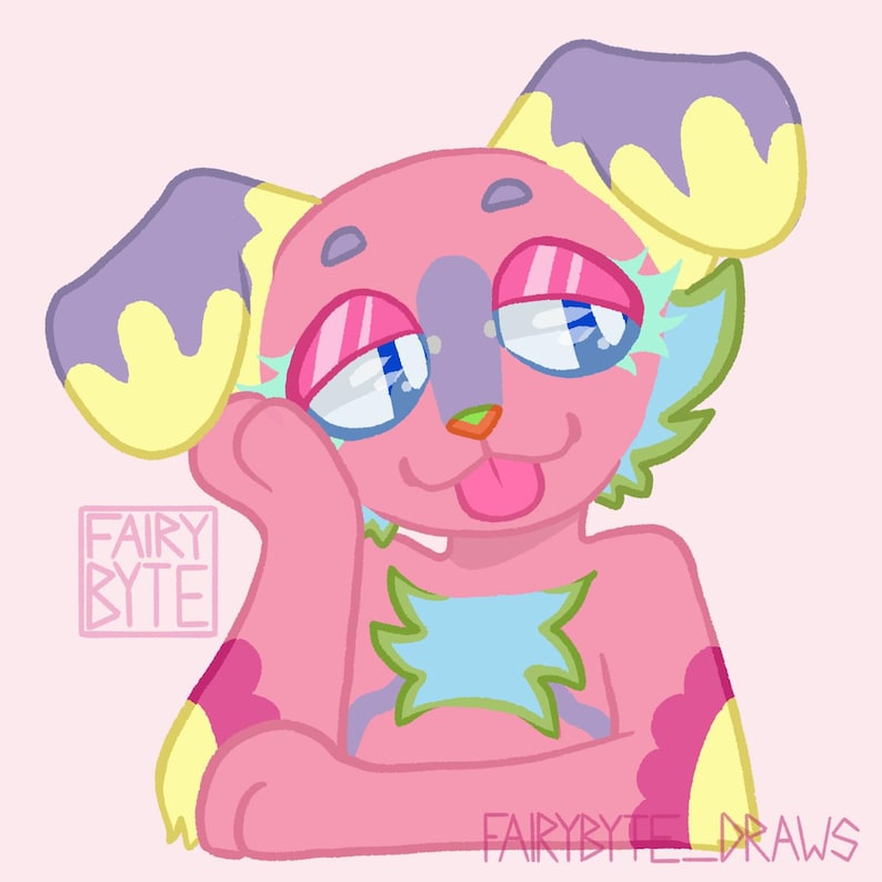 Custom Furry Fursona Commission Headshot or Shoulders Up Drawing image 10