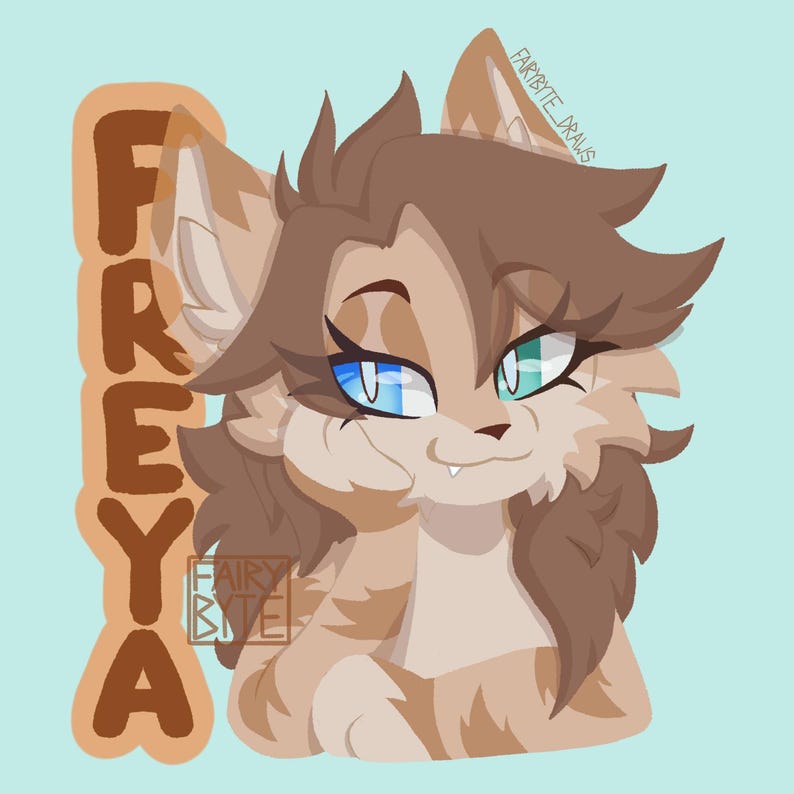 Custom Furry Fursona Commission Headshot or Shoulders Up Drawing image 3
