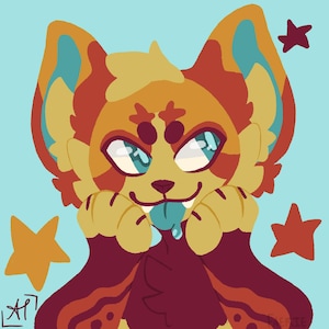 Custom Furry Fursona Commission Headshot or Shoulders Up Drawing image 9