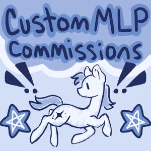Custom My little pony Character commission drawing