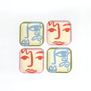 Art Party Dessert Plates (x 12)