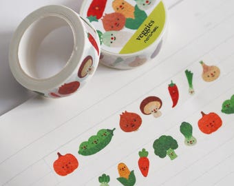 veggies • washi tape