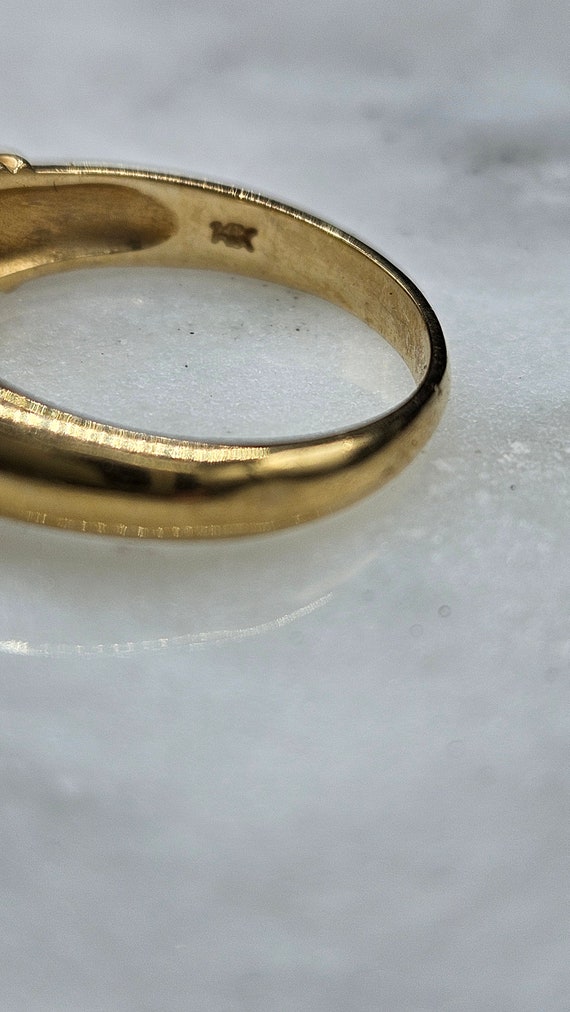 14k yellow gold multi-gemstone ring - image 4