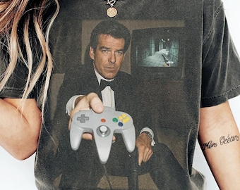 Comfort Colors® vintage gamer esthetisch shirt, retro jaren 90 videogame T-shirt, coole filmparodie top, grappig gamingshirt, nostalgisch spelercadeau